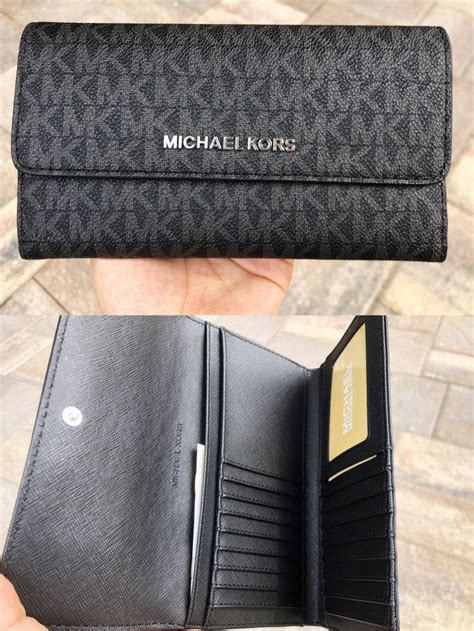 mens trifold wallets michael kors|Michael Kors oversized wallet.